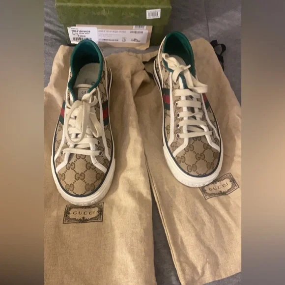 Women's GG Gucci Tennis 1977 sneaker - Picture 2 of 6